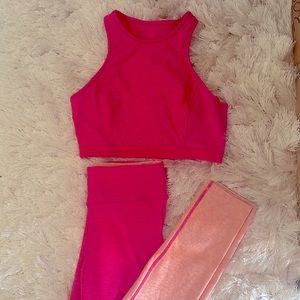 Outdoor Voices Pink Activewear Set